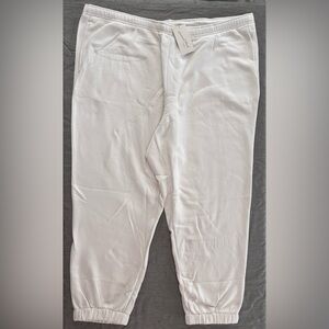 Universal Thread Women’s Off White Jogger Sweatpants, Size: 2X, NWT